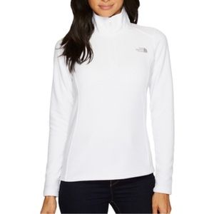 North face white fleece